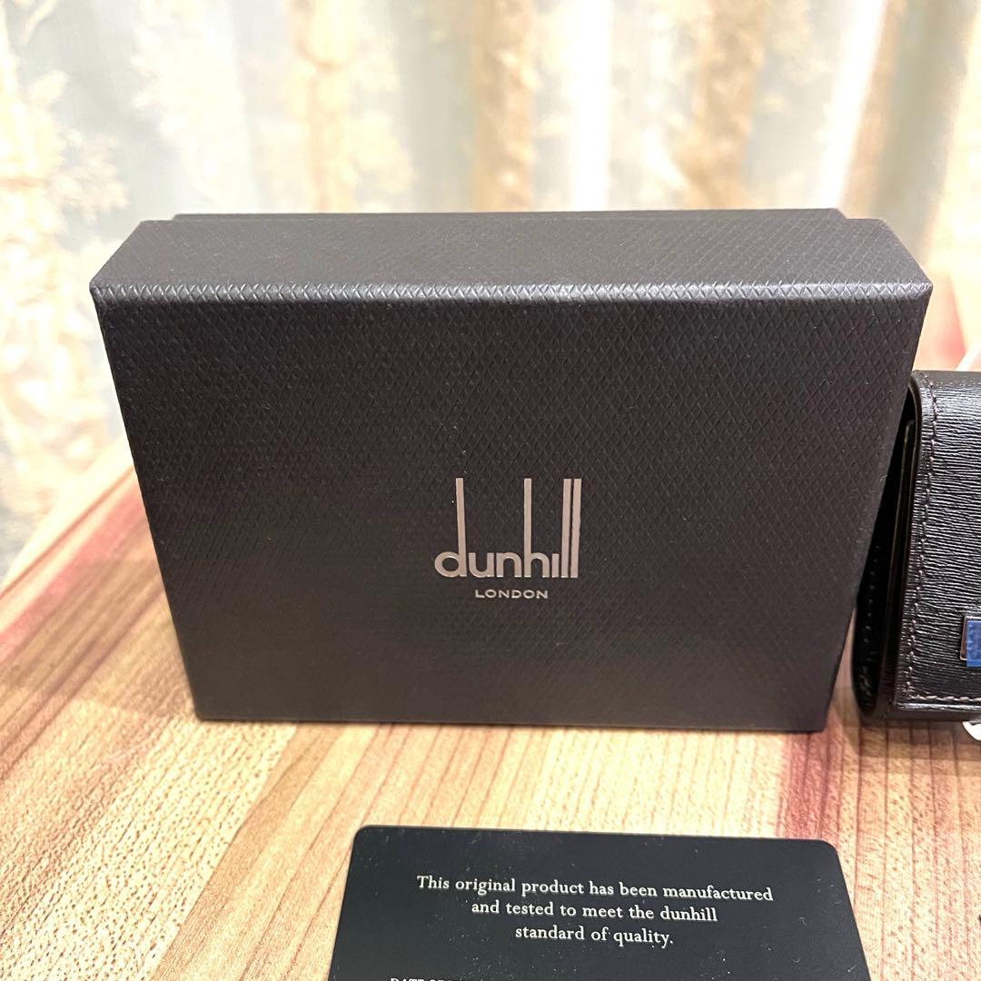 ✨新品（タグ・保証書）✨dunhill ダンヒル 6連キーケース 本革 ブラック