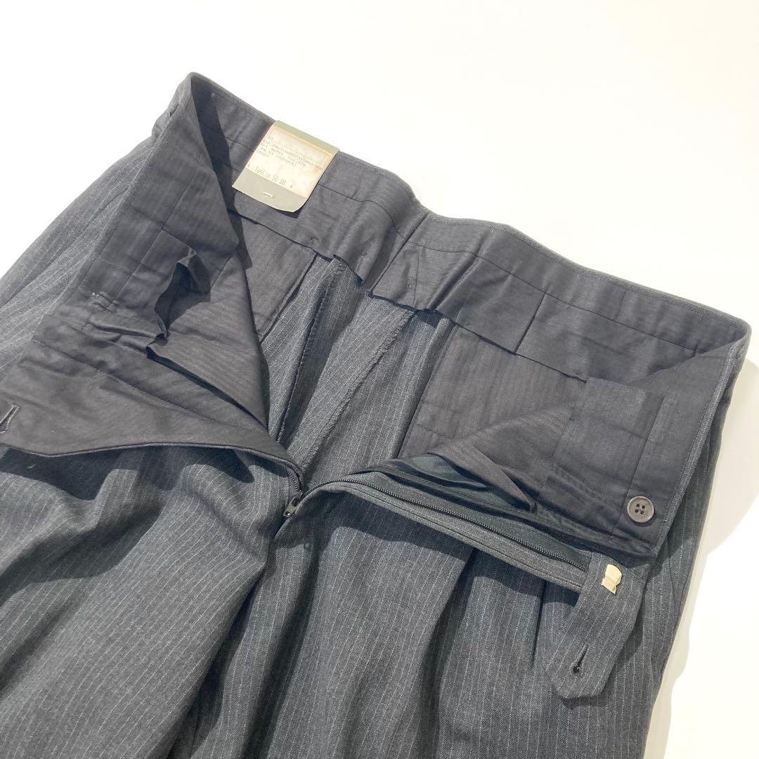 【タグ付き☆未使用品】ISAIA スーツ セットアップ グレー ストライプ 52