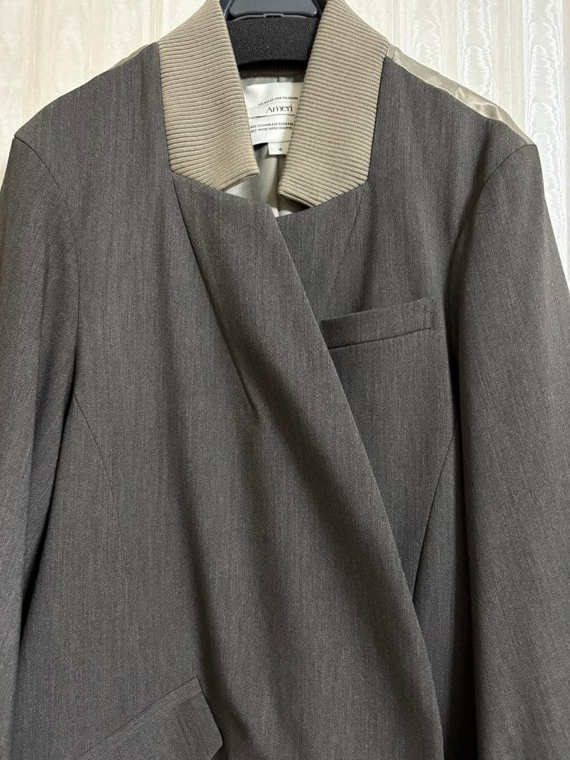 【新品】MILITARY DOCKING COLLARLESS JACKET