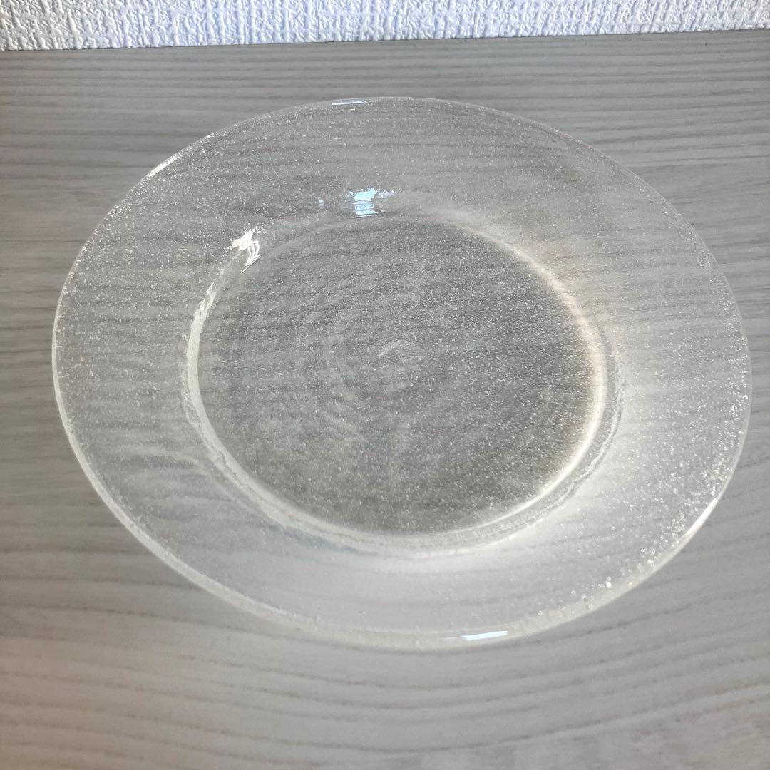 k*o様 【倉敷ガラス】小谷眞三 泡平皿 3枚セット