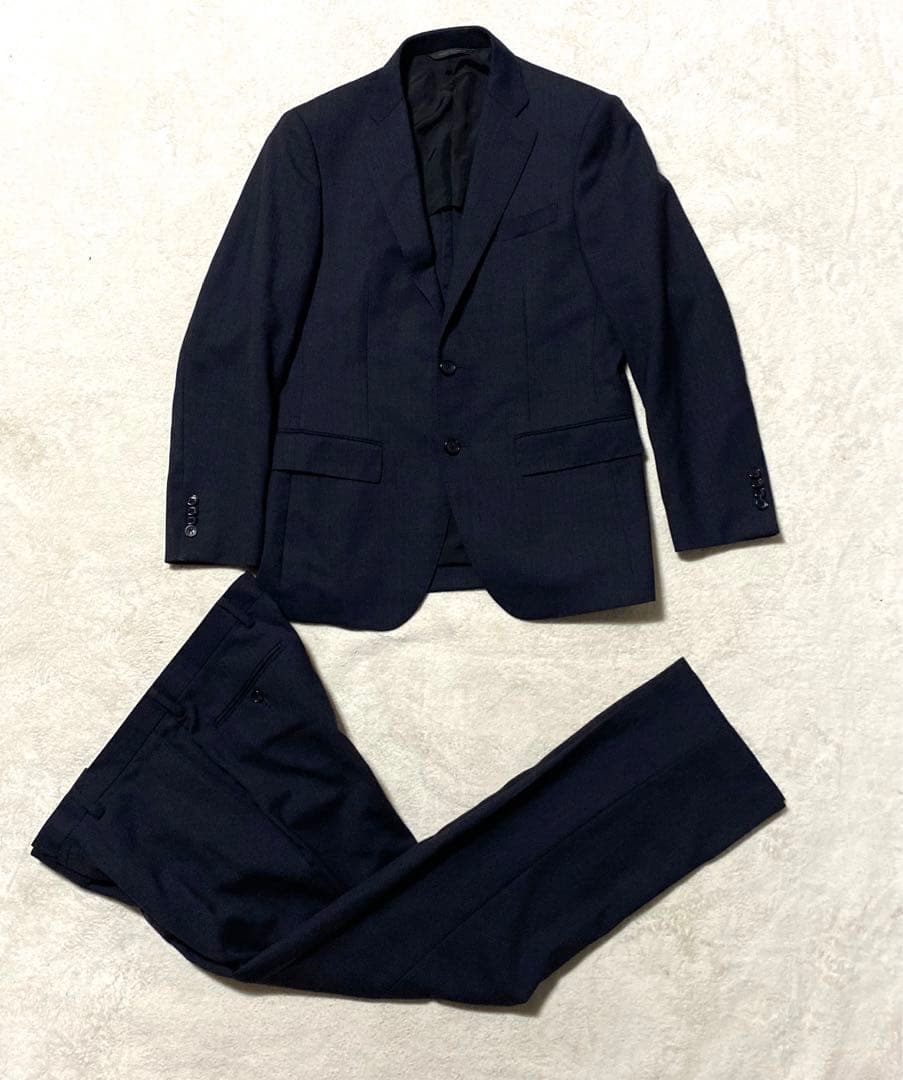✨美品✨ダーバン モンスーン スーツ A5 紺　セットアップ MONSOON