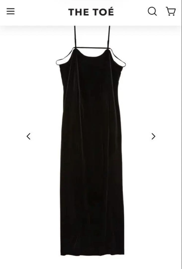 【美品】the toe Annecy Velour Onepiece