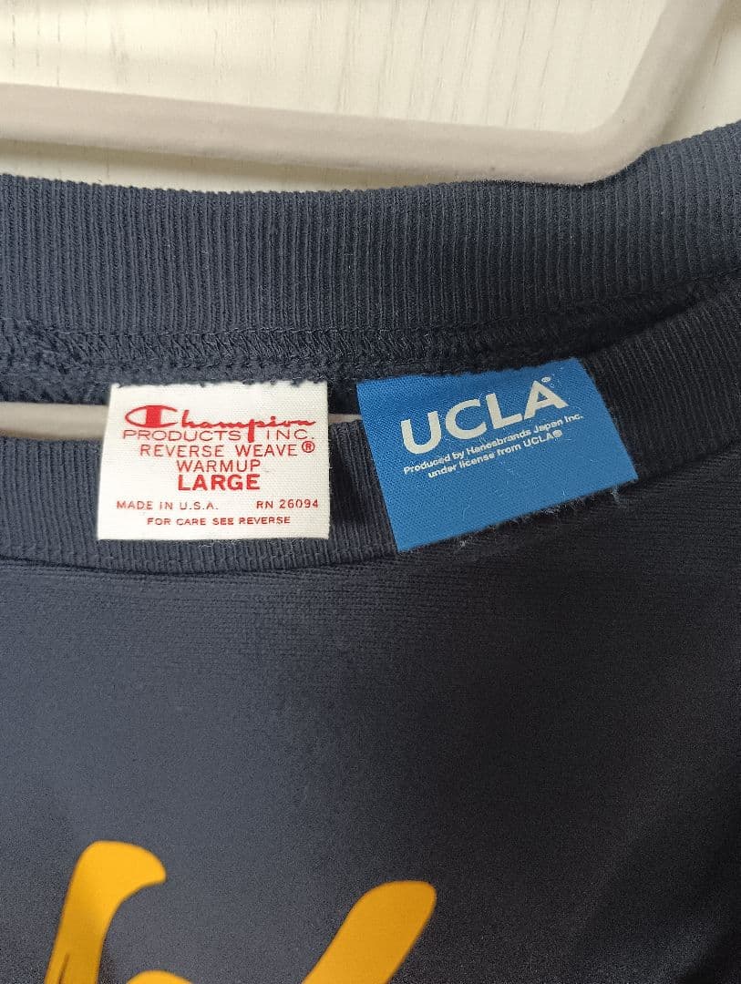 UCLA Champion 復刻　リバースウィーブ ネイビー　サイズＬ