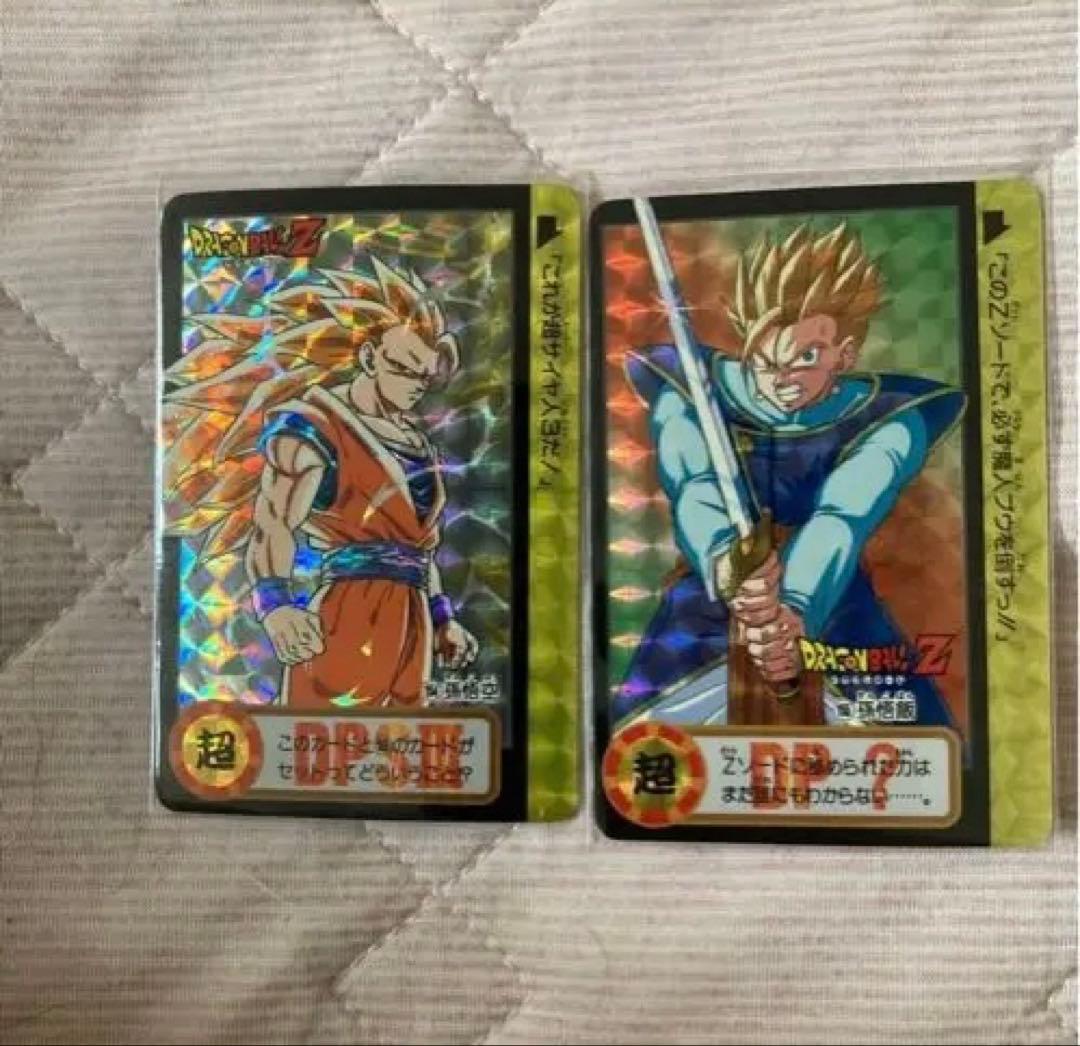 ドラゴンボールカードダス　本弾　154 155 究極博　　　10億枚突破記念