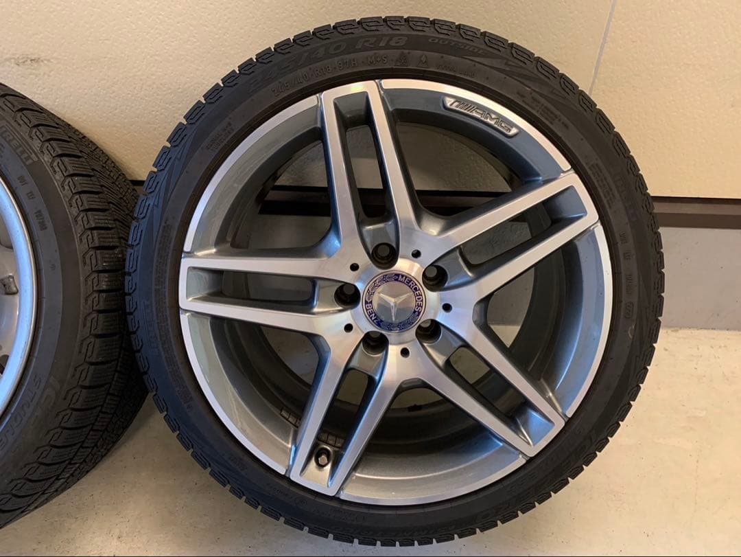 ベンツ Eクラス 純正ホイール 2023年製スタッドレスタイヤ　【KS】