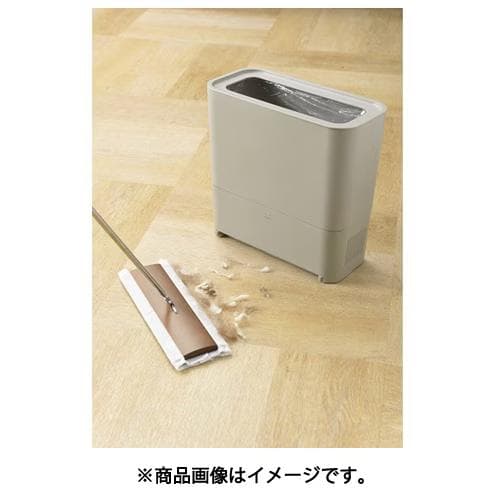 【未使用品】BRUNO ゴミ箱型フローリングクリーナー グレージュBOE093