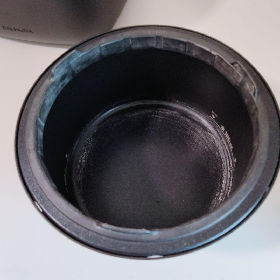 【新モデル】BALMUDA バルミューダ　炊飯器 　黒 K08A-BK　　757