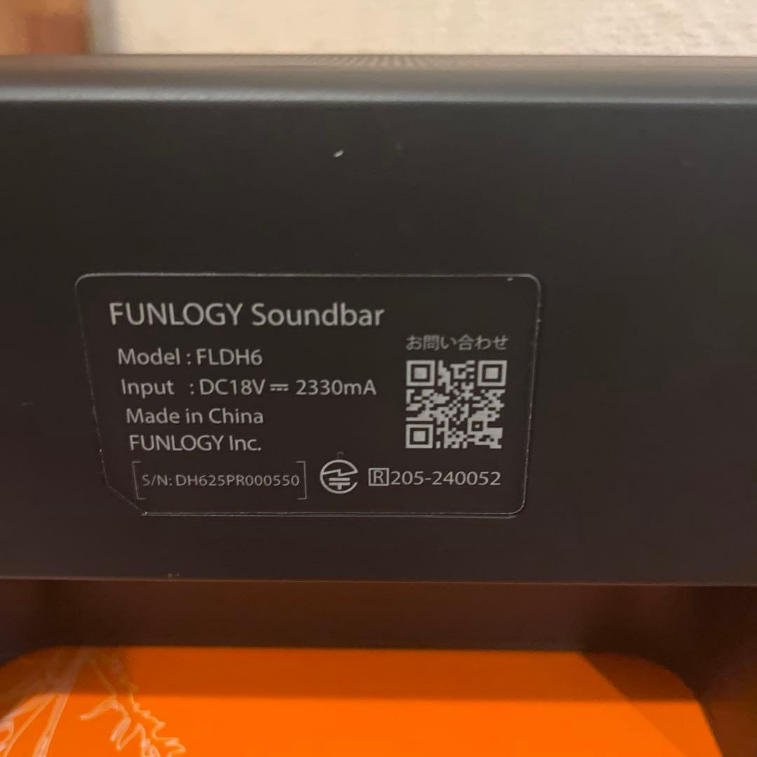 FUNLOGY Soundbar 新品同様中古美品スピーカー