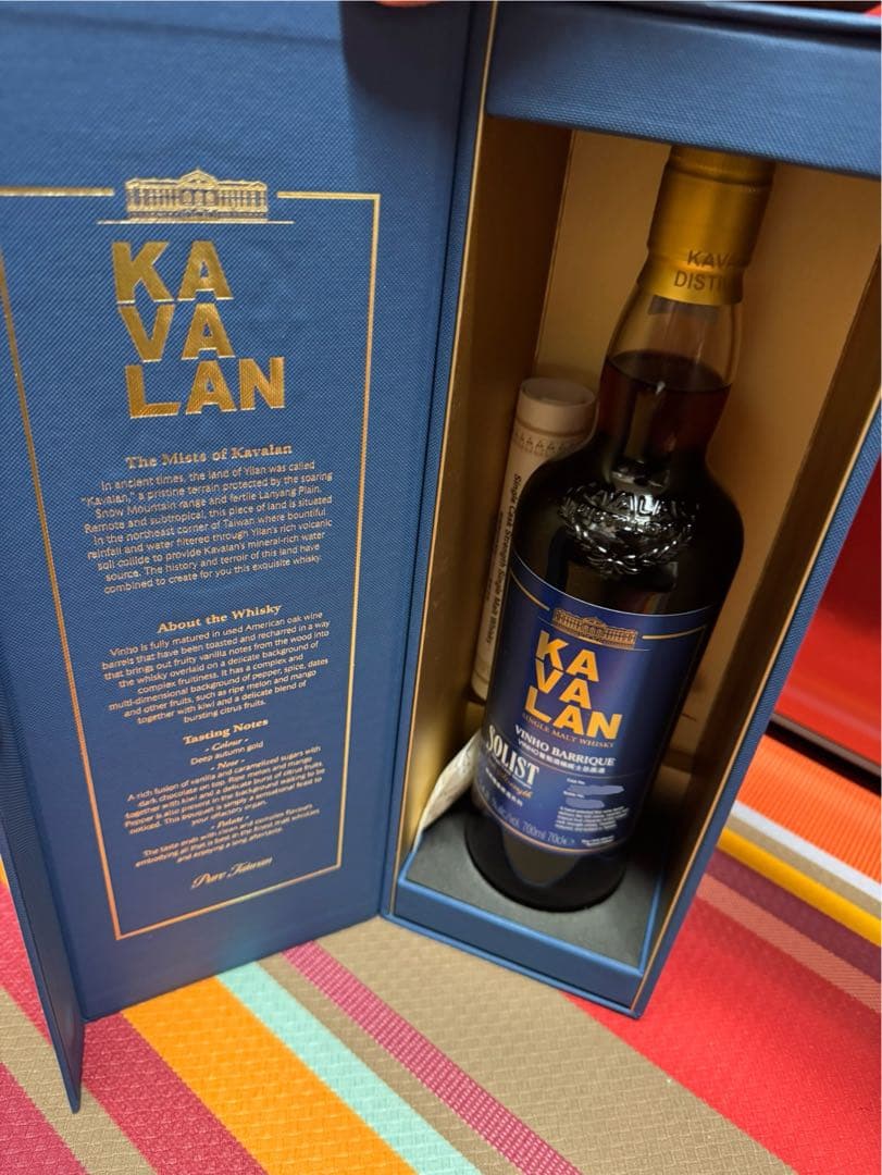 ウイスキー KAVALAN SINGLE MALT WHISKY VINHO BARIQUE