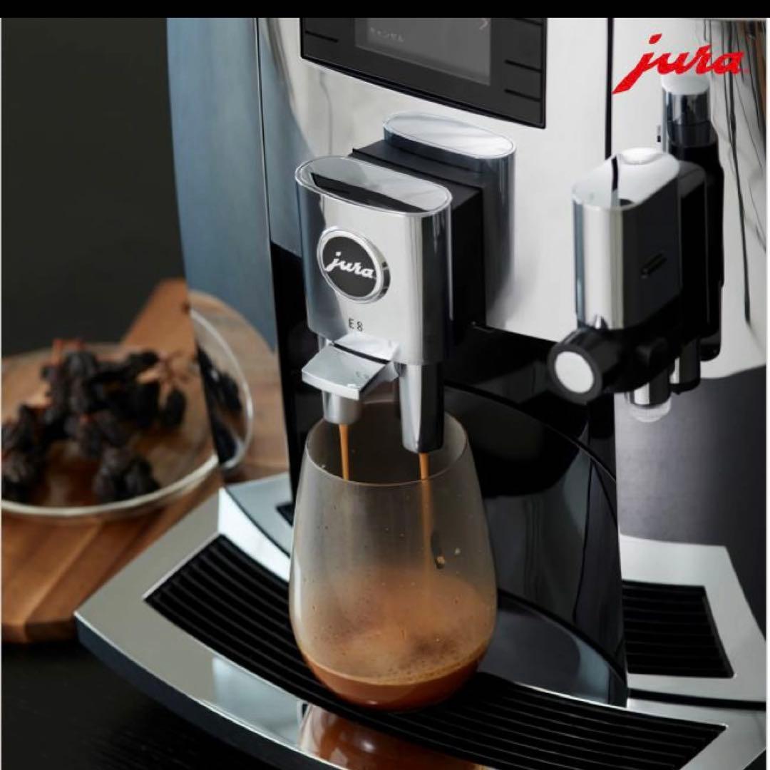 JURA E8 (JPA) エスプレッソマシン Chrome + 付属品5点
