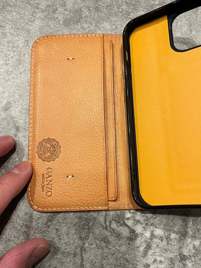 GANZO THIN BRIDLE シンブライドルiPhoneケース13mini