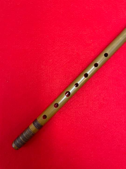 限定お値下げ 新品 篠笛九本調子 擦り上げ漆塗り 藤巻き