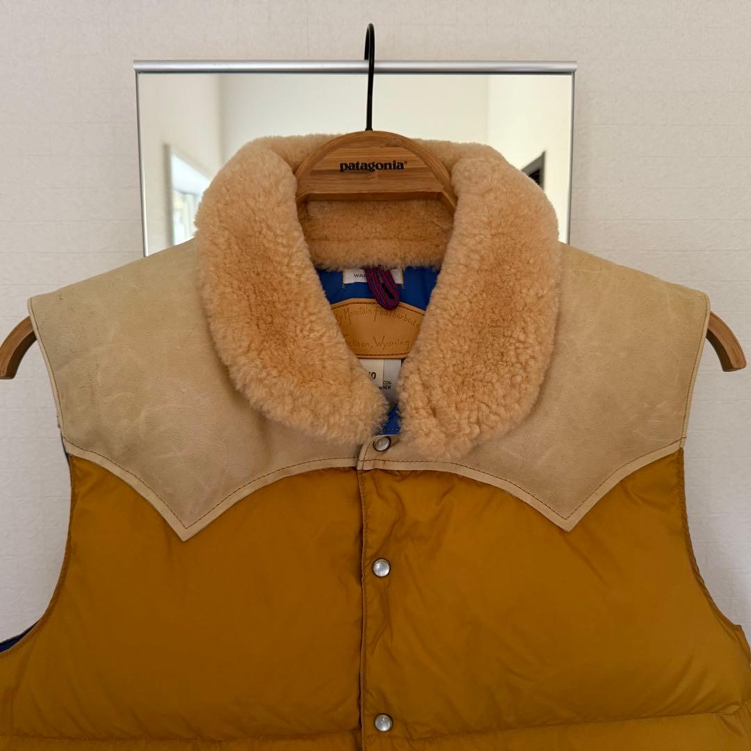 ロッキーマウンテンフェザーベッド／本革ヨーク／人気マスタード／40未使用