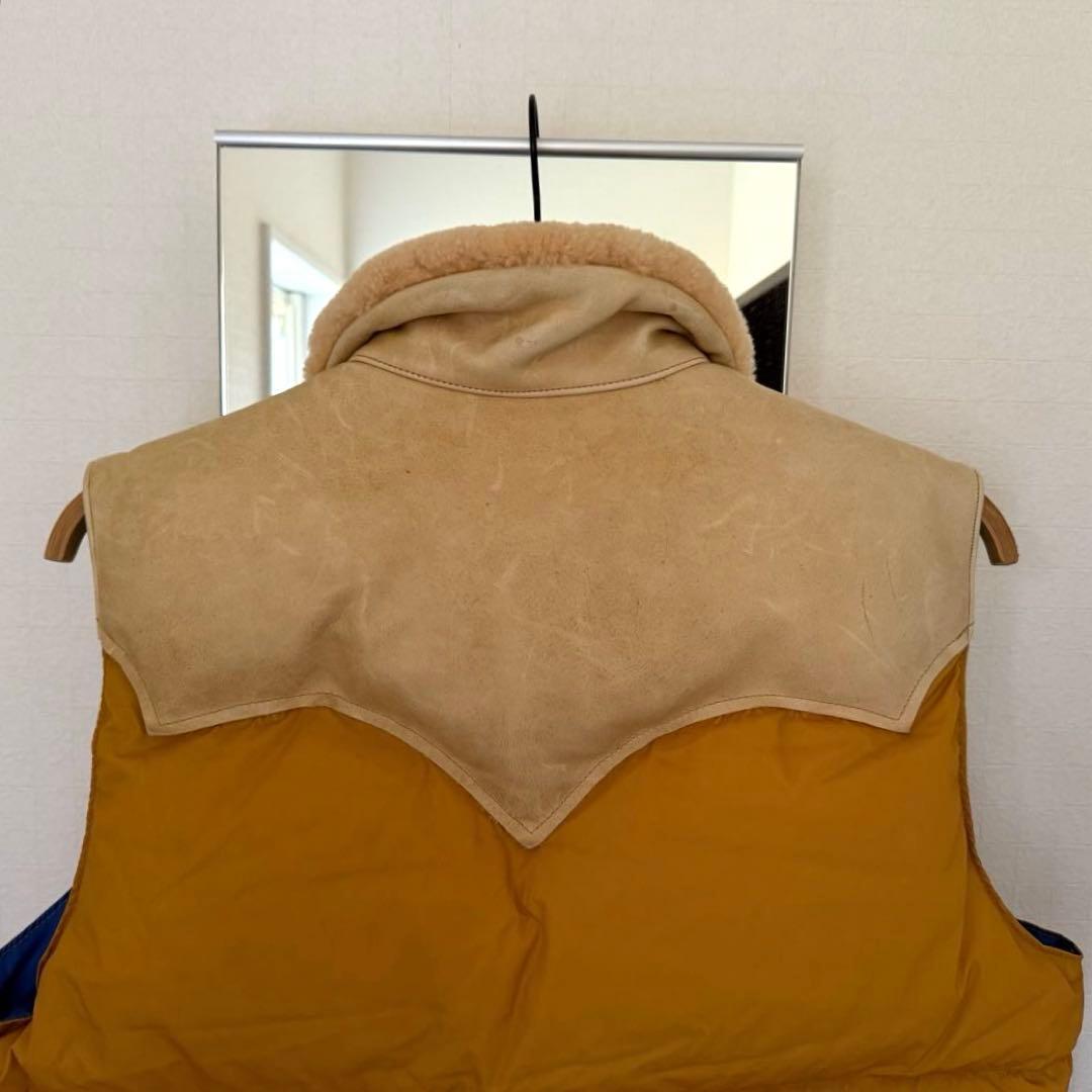 ロッキーマウンテンフェザーベッド／本革ヨーク／人気マスタード／40未使用