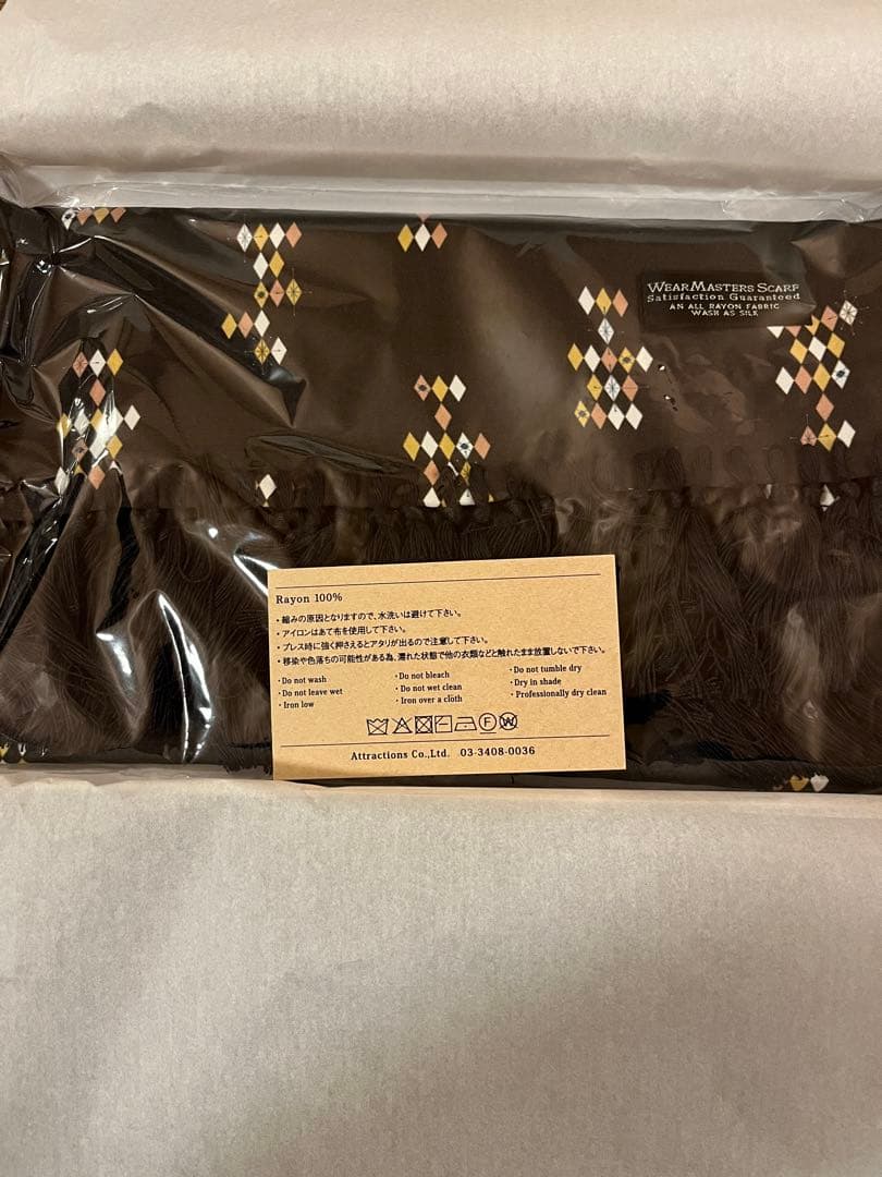 ATTRACTIONS WEARMASTERS スカーフ　新品