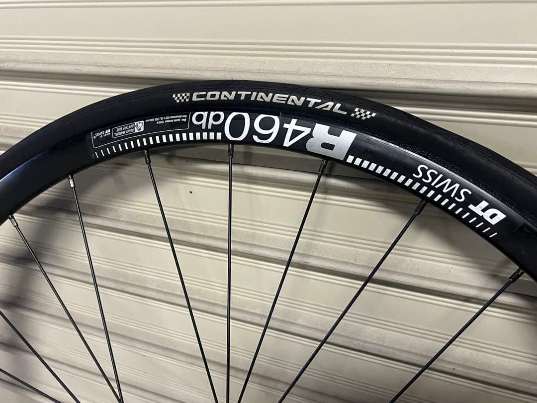 DT SWISS R460 DB ディスク タイヤ付前後セット700c