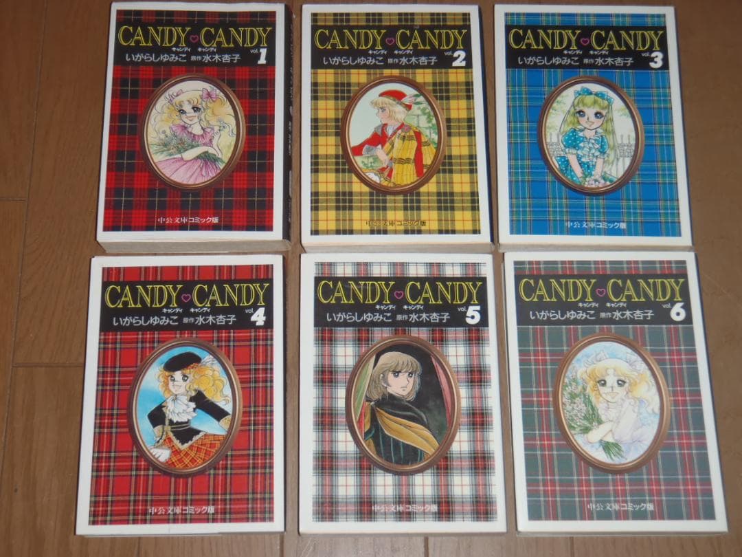 キャンディ♡キャンディ　文庫版全６巻セット　　いがらしゆみこ　水木杏子