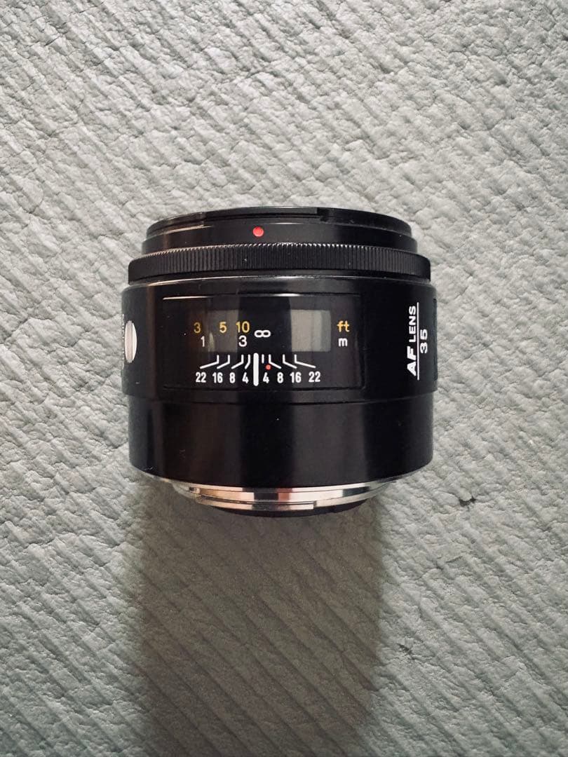 ミノルタ MINOLTA 35mm f2.0 単焦点レンズ フード付き