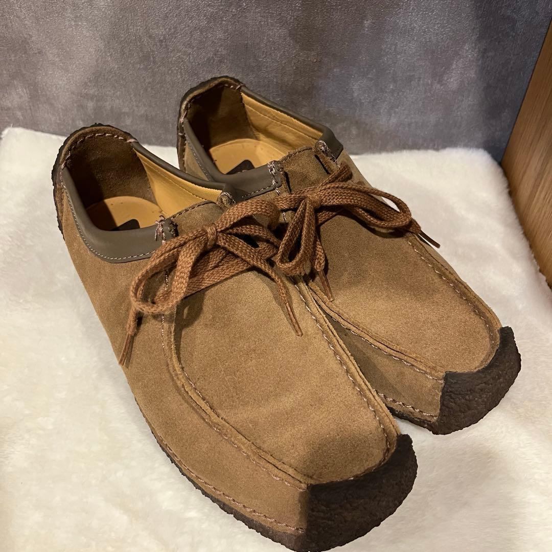 美品✨クラークス ナタリー オークウッド スエード 茶　モカシン 23.5cm