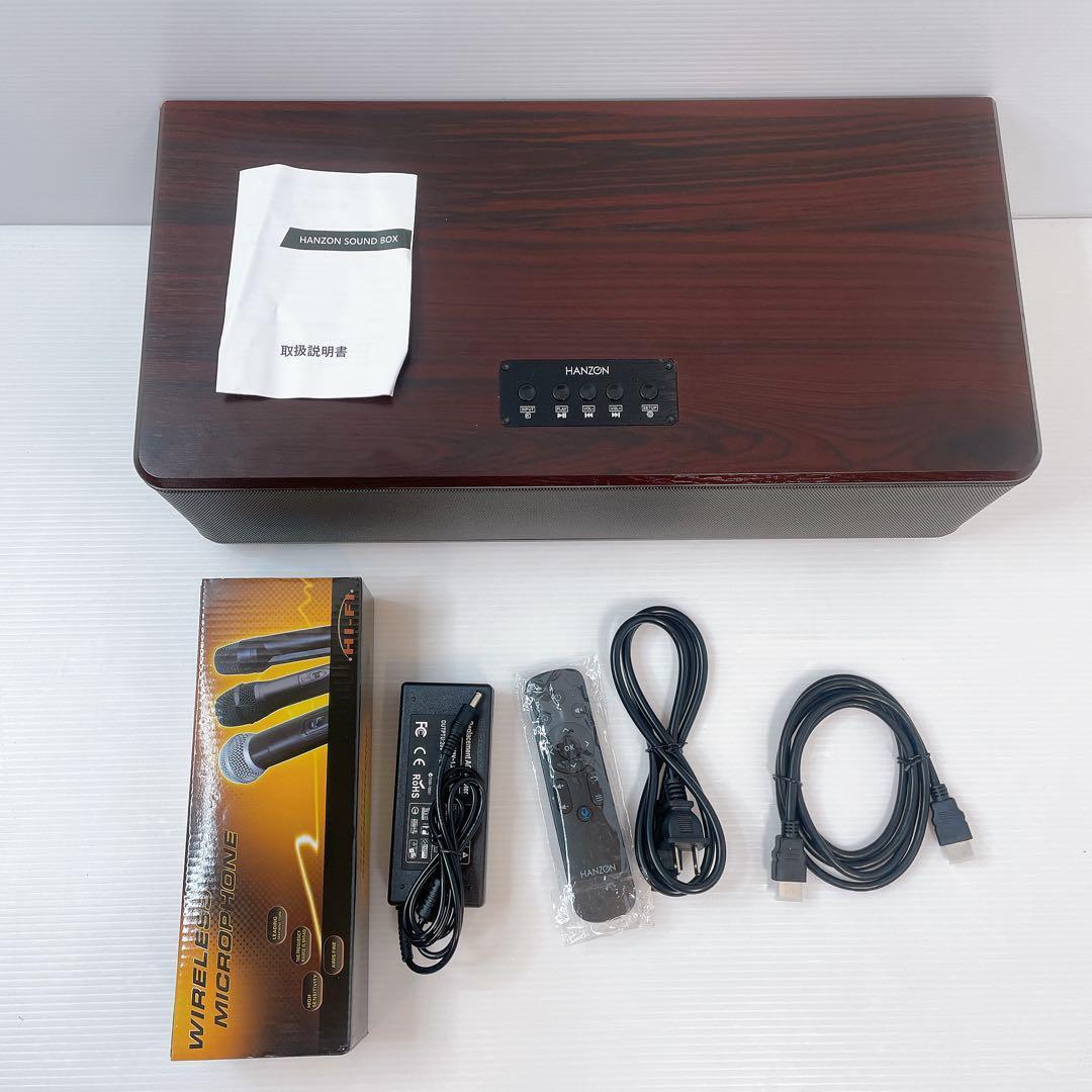 【新品未使用】HANZONサウンドボックス カラオケセットTX-80HD
