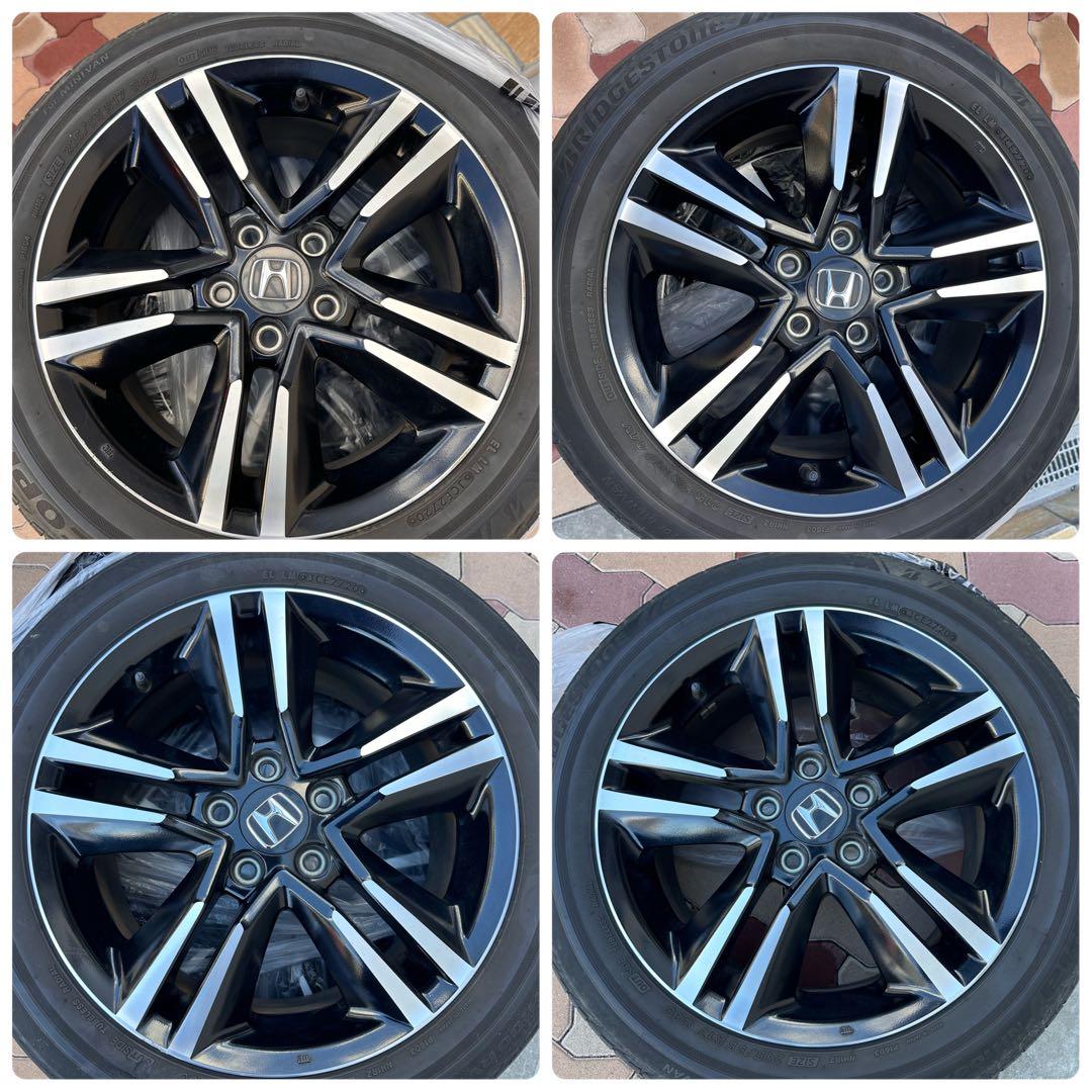 オデッセイ ハイブリッド 純正ホイール 17インチ 4本 215/55R17