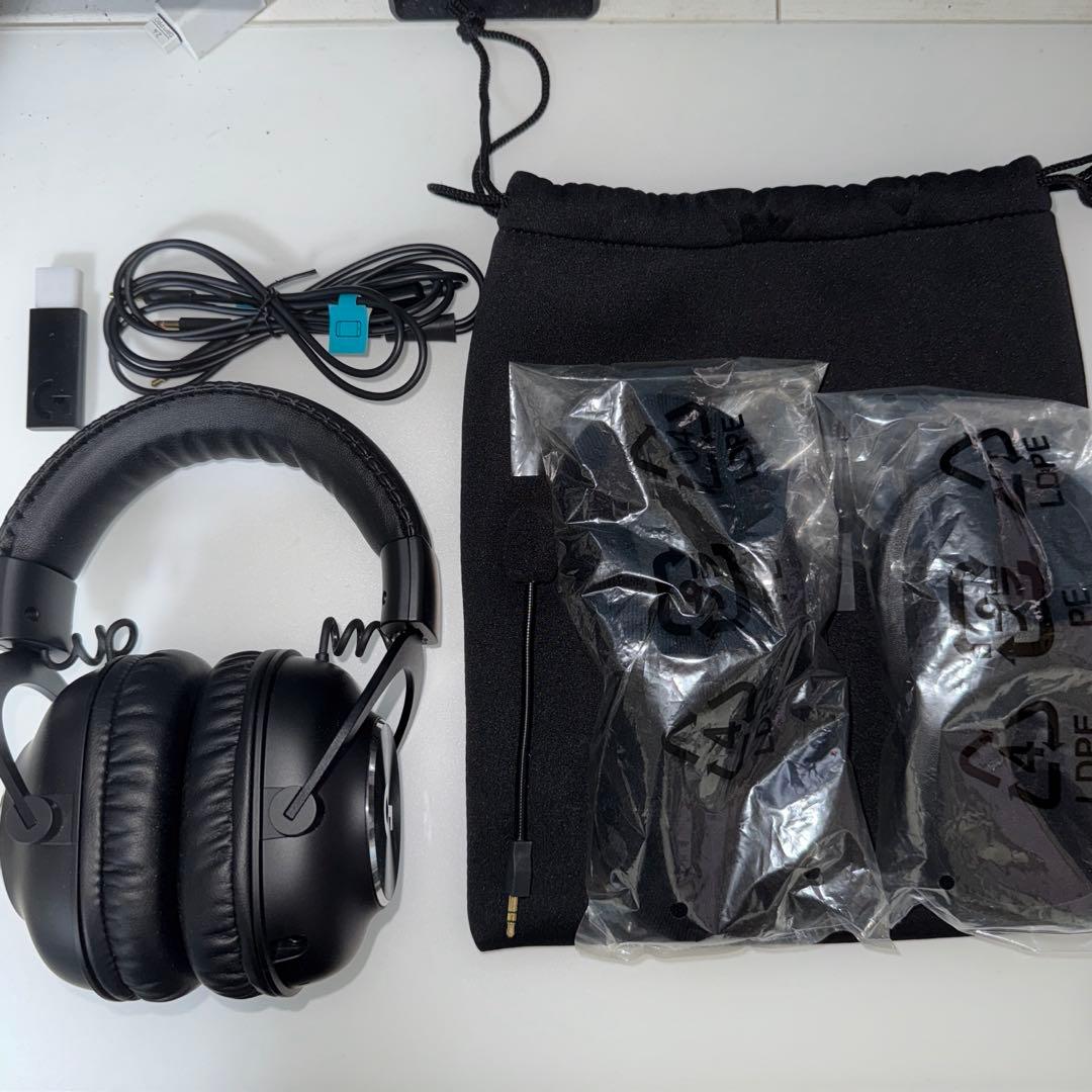 美品 Logicool PRO X WIRELESS ヘッドセット
