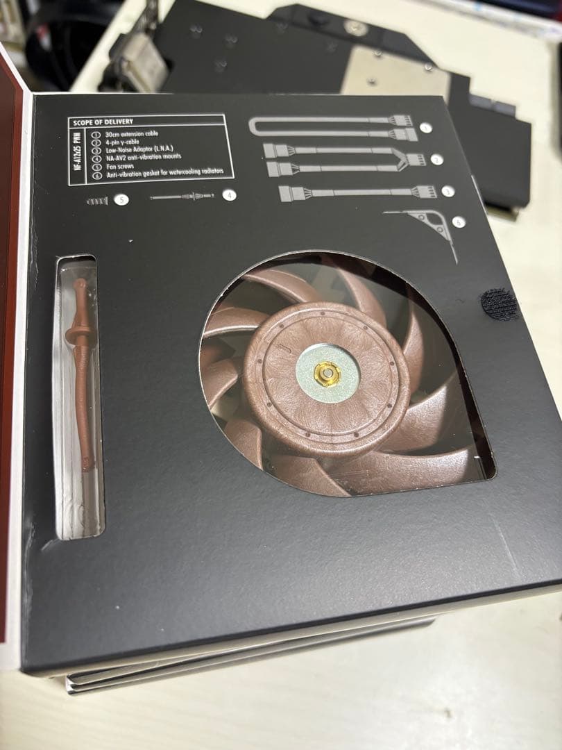 【美品】Noctua NF-A12x25 PWM 120mmファン 4個