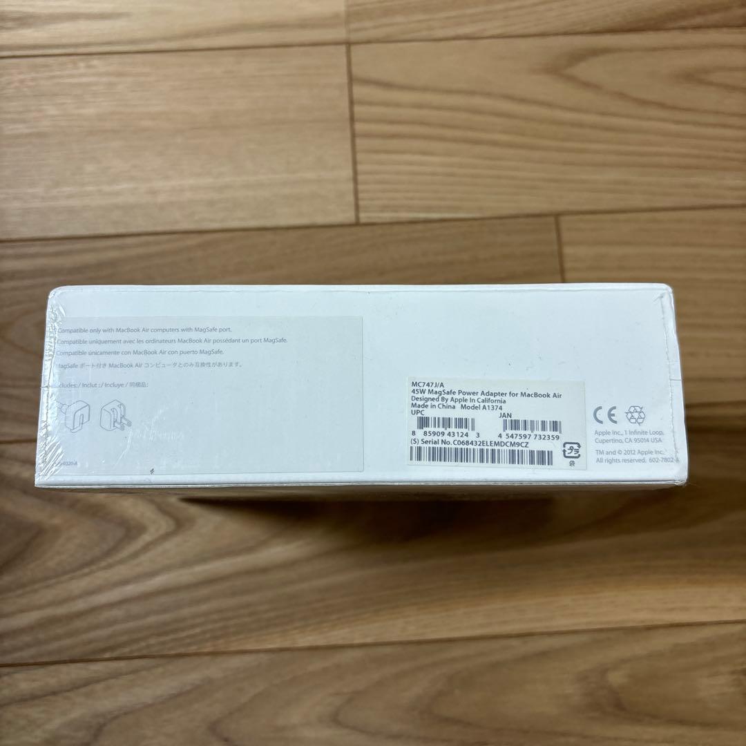 Apple MagSafe 電源アダプタ 45W MC747J/A Mac
