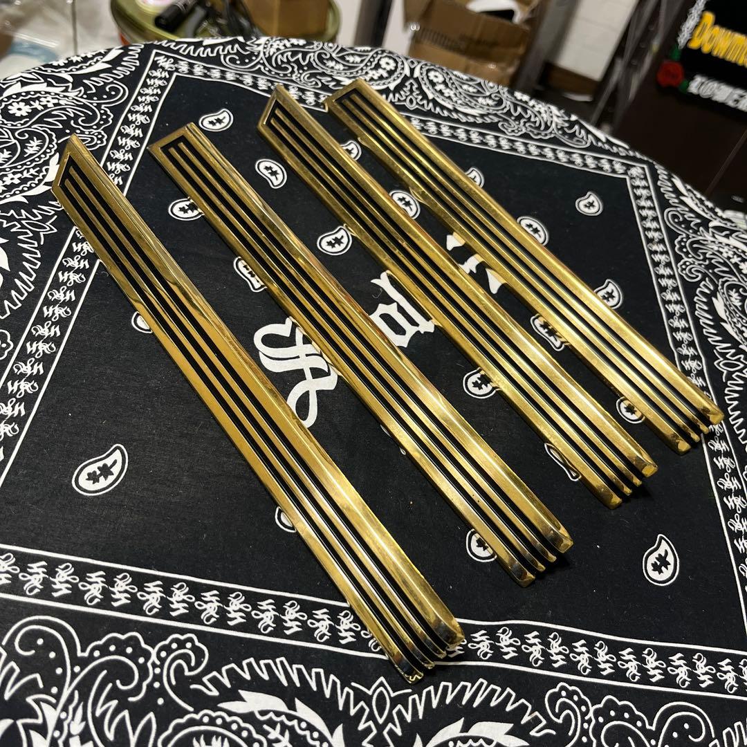 1963 インパラ フェンダー ルーバー ゴールドメッキ 24K