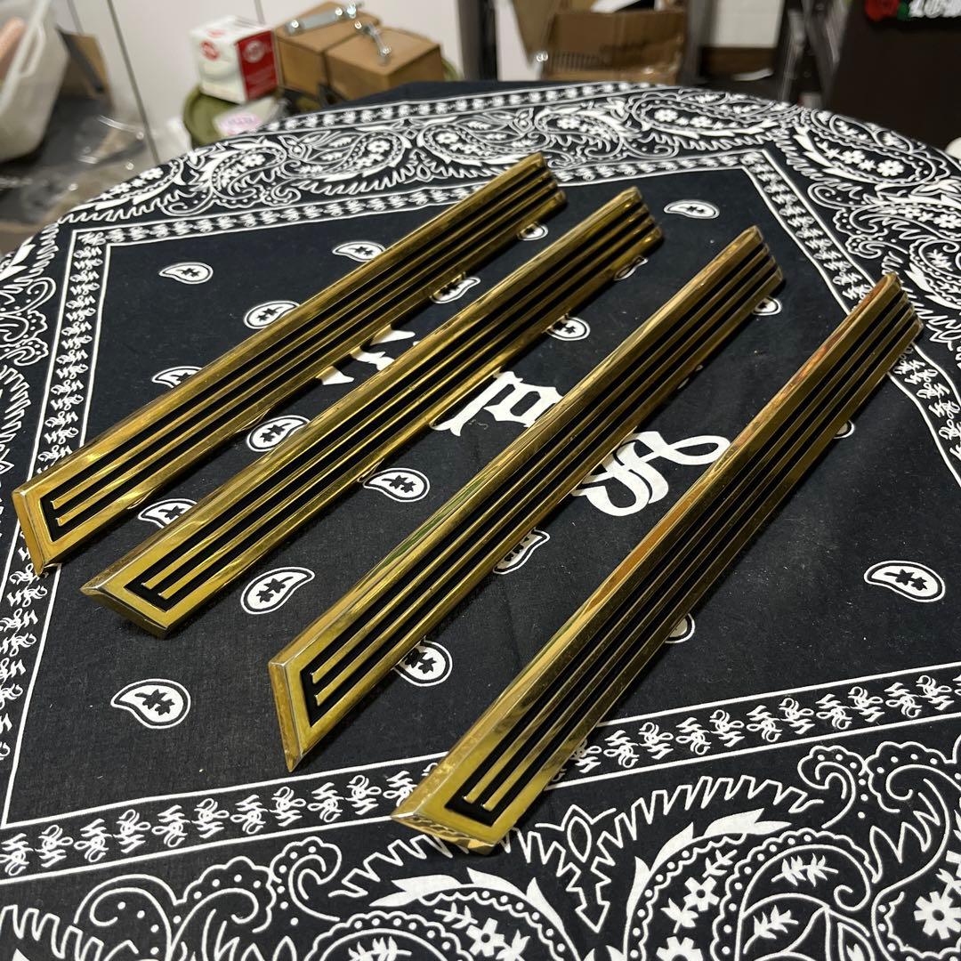 1963 インパラ フェンダー ルーバー ゴールドメッキ 24K