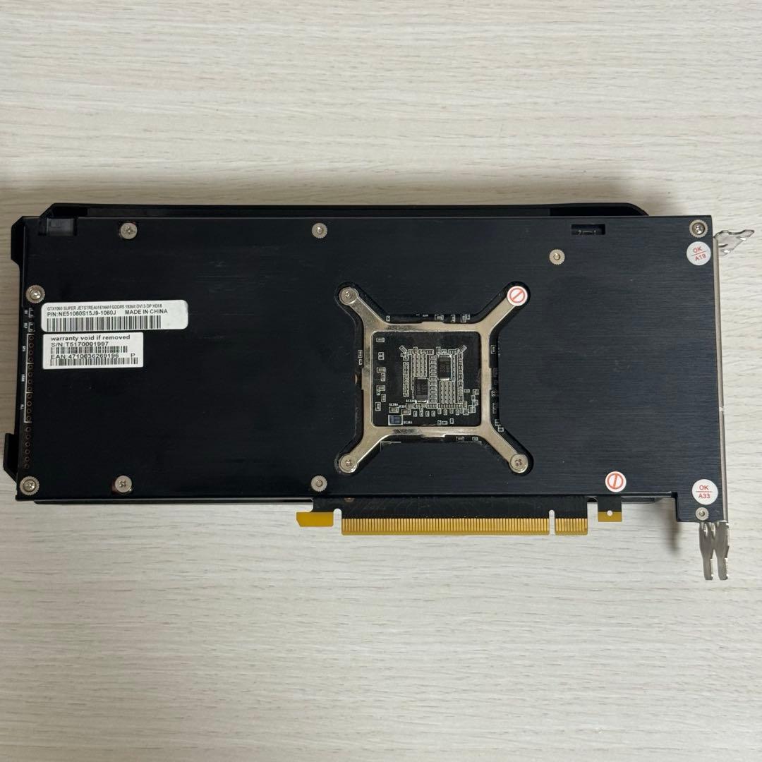 グラフィックボード・グラボ・ビデオカード Palit GeForce GTX1060 Super JetStream