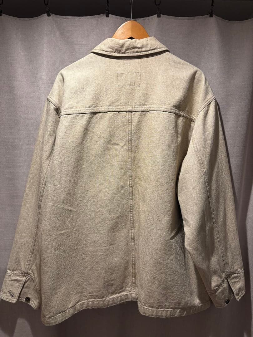90’s Lands Endランズエンド　ベージュ コットン カバーオール