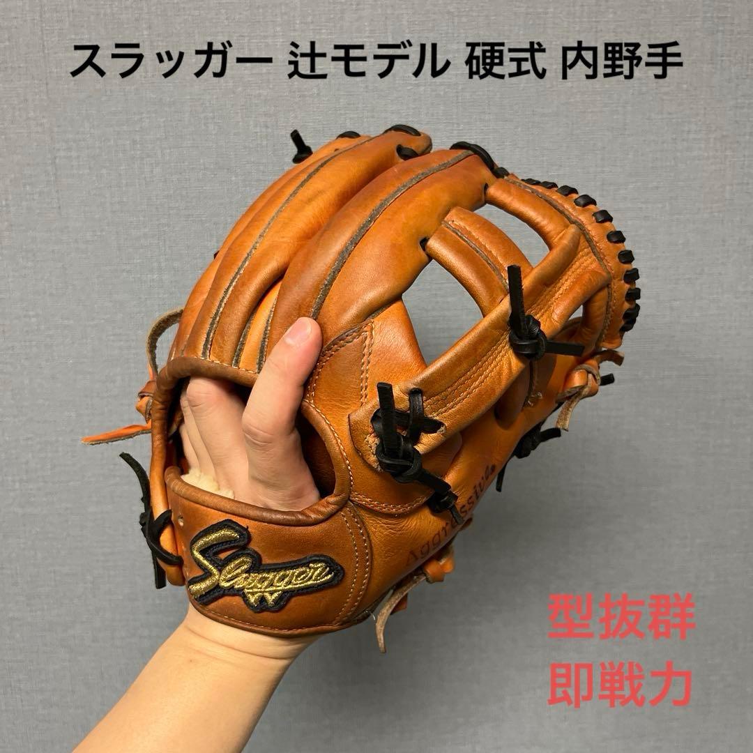 1123 スラッガー 辻モデル 型抜群 即戦力 硬式 内野手用グローブ