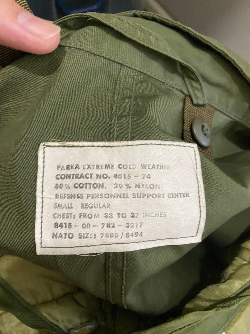 美品70sヴィンテージM65モッズコートミリタリージャケット メンズS USA製