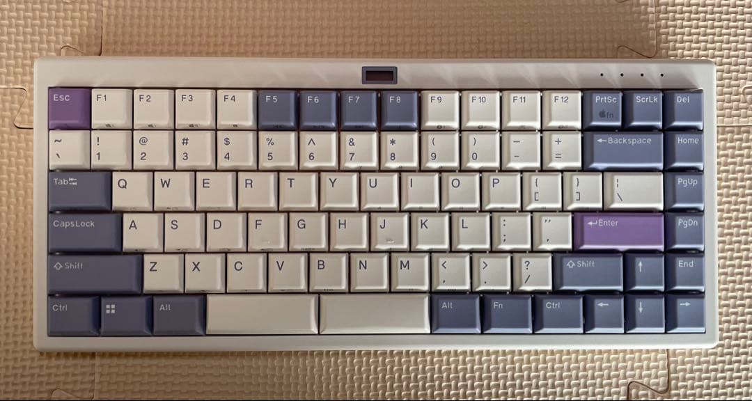 NiZ-L84-3M-PG 無線キーボード Purple White
