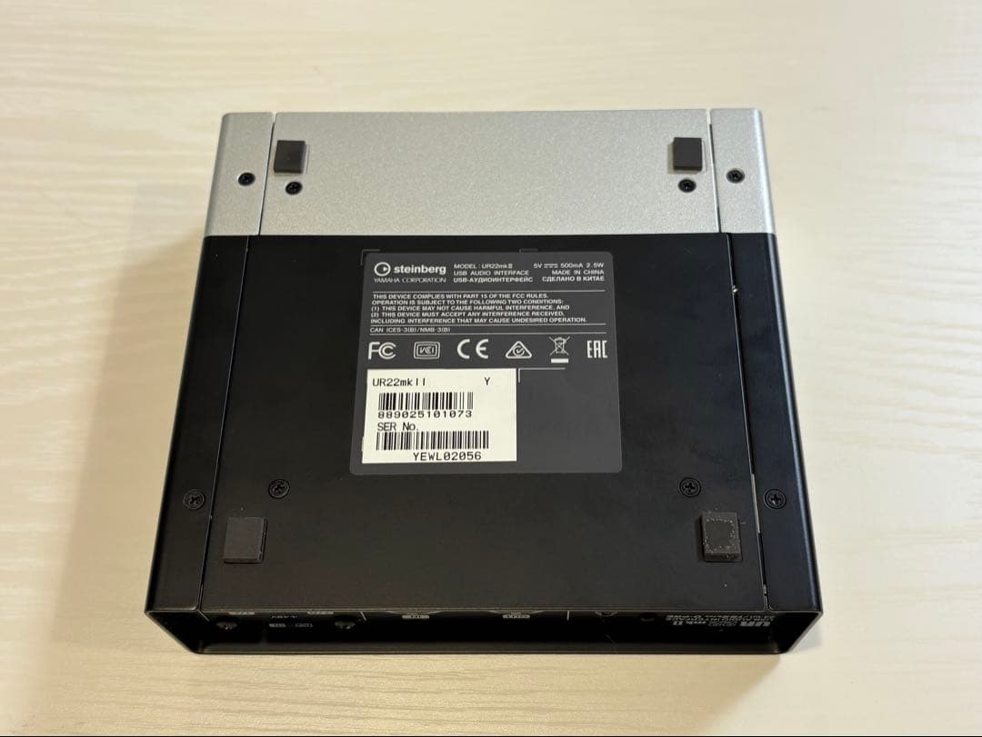 Steinberg UR22mkII オーディオインターフェース 動作確認済み