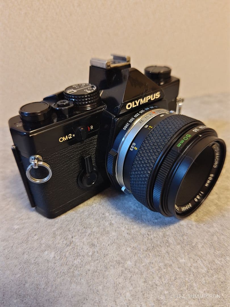OLYMPUS OM-2N MACRO 50mm f3.5 ワインダー 元箱付き
