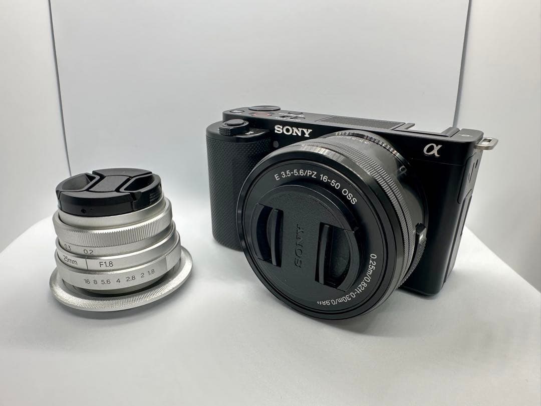 SONY　VLOGCAM ZV-E10L デジタル一眼カメラ(おまけレンズ付き)