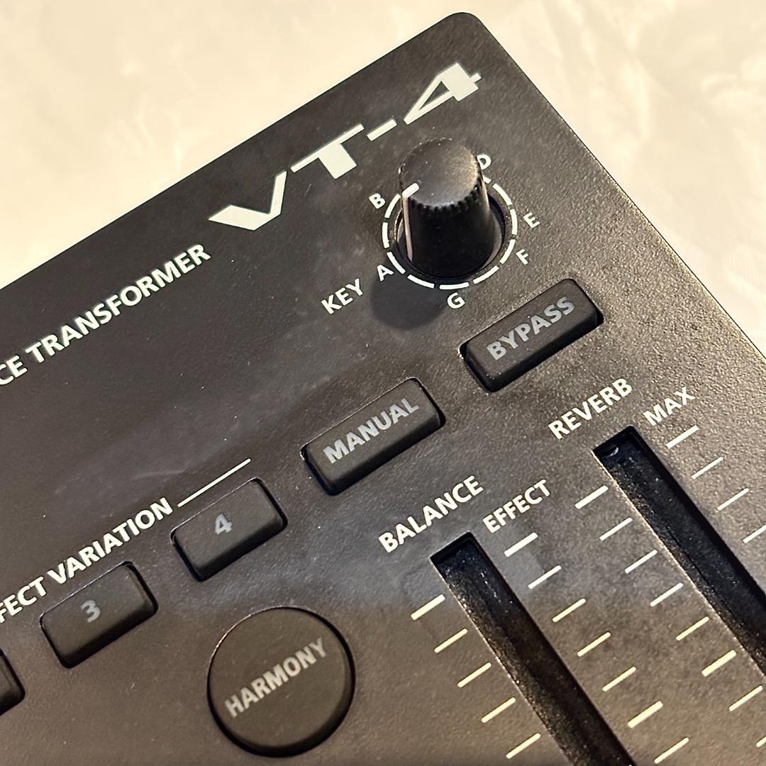 【中古美品】Roland VT-4 ボイストランスフォーマー　マイクケーブル付