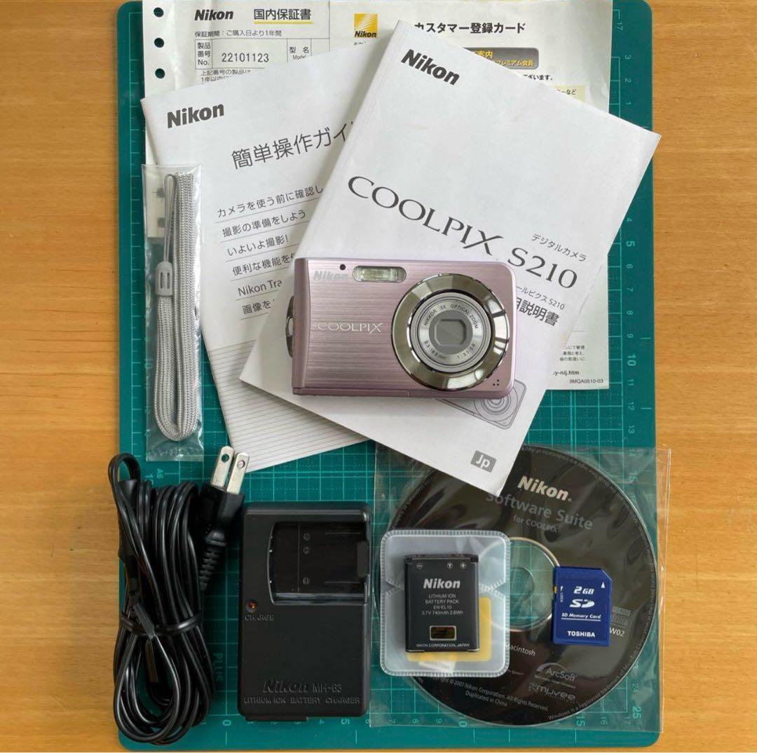 オールドコンデジ Nikon COOLPIX S210