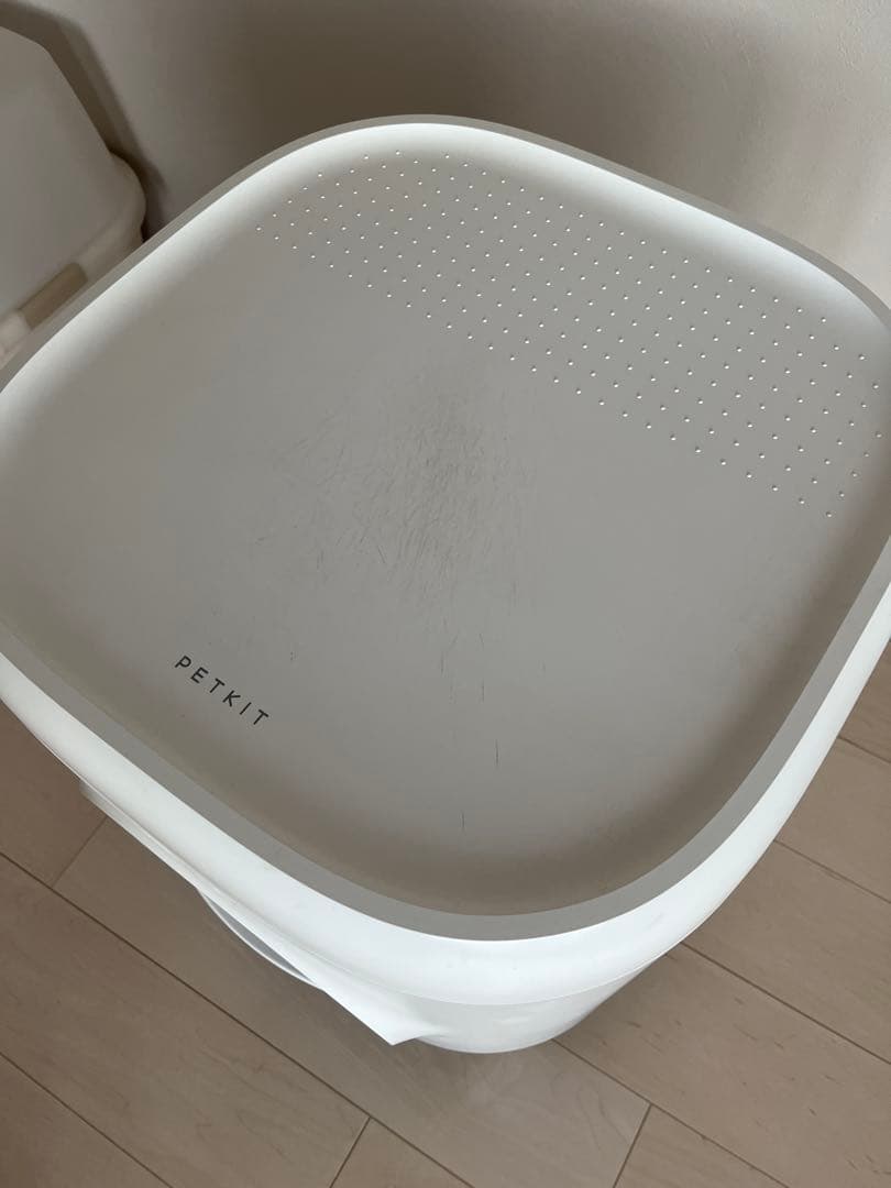 自動猫用トイレ 白