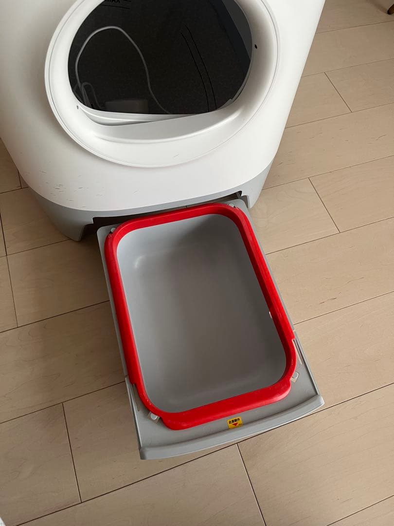 自動猫用トイレ 白