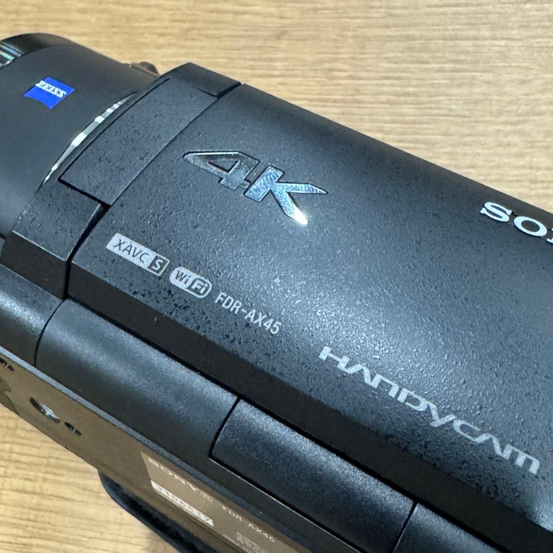 美品☆ SONY ソニー 4K ビデオカメラ FDR-AX45
