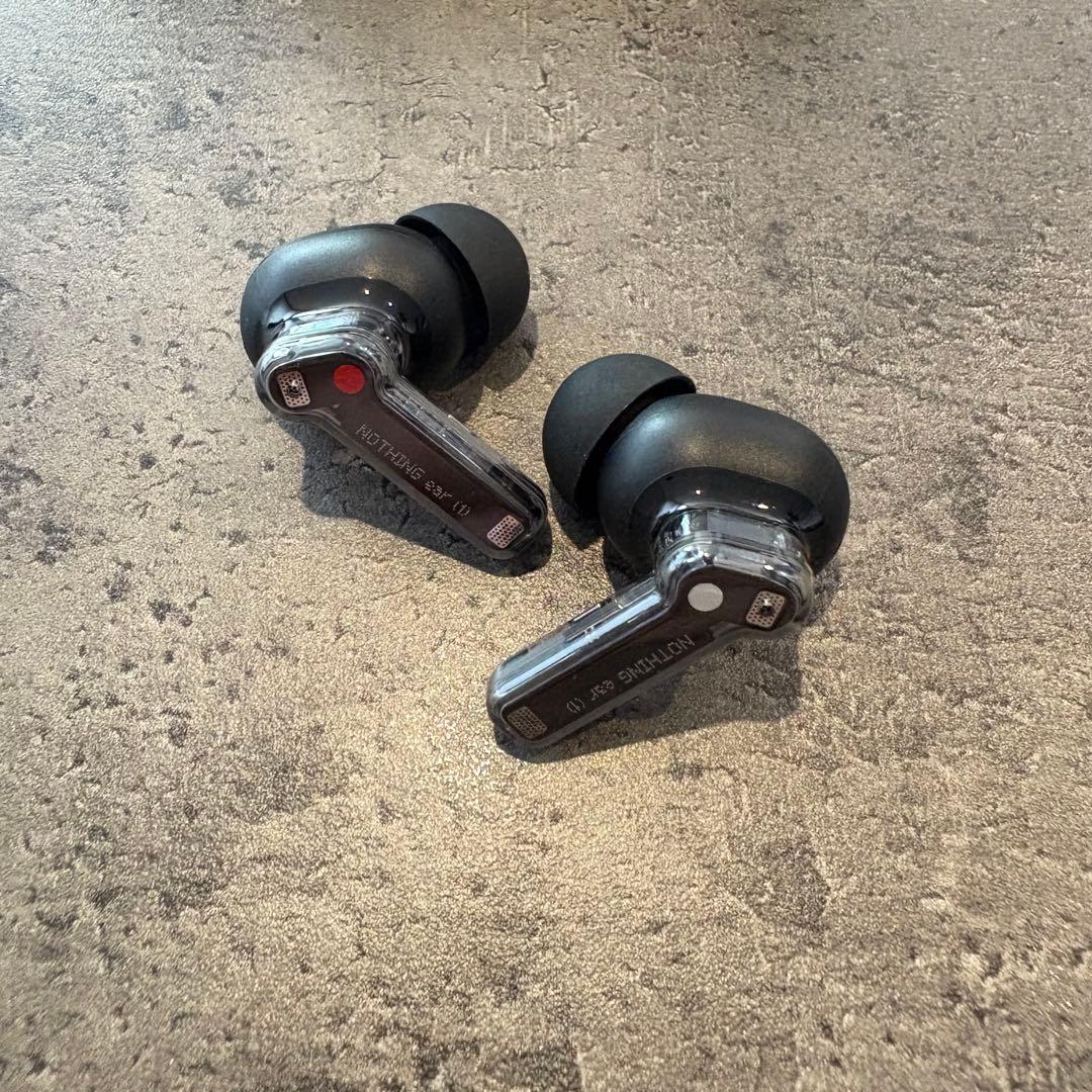 nothing ear （1） クリアブラック　ワイヤレスイヤホン