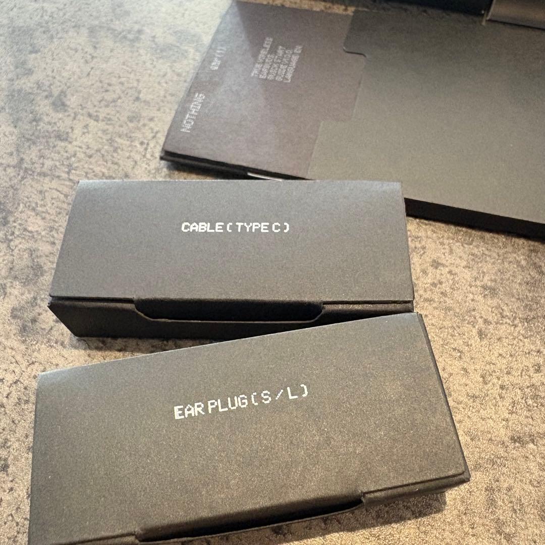 nothing ear （1） クリアブラック　ワイヤレスイヤホン