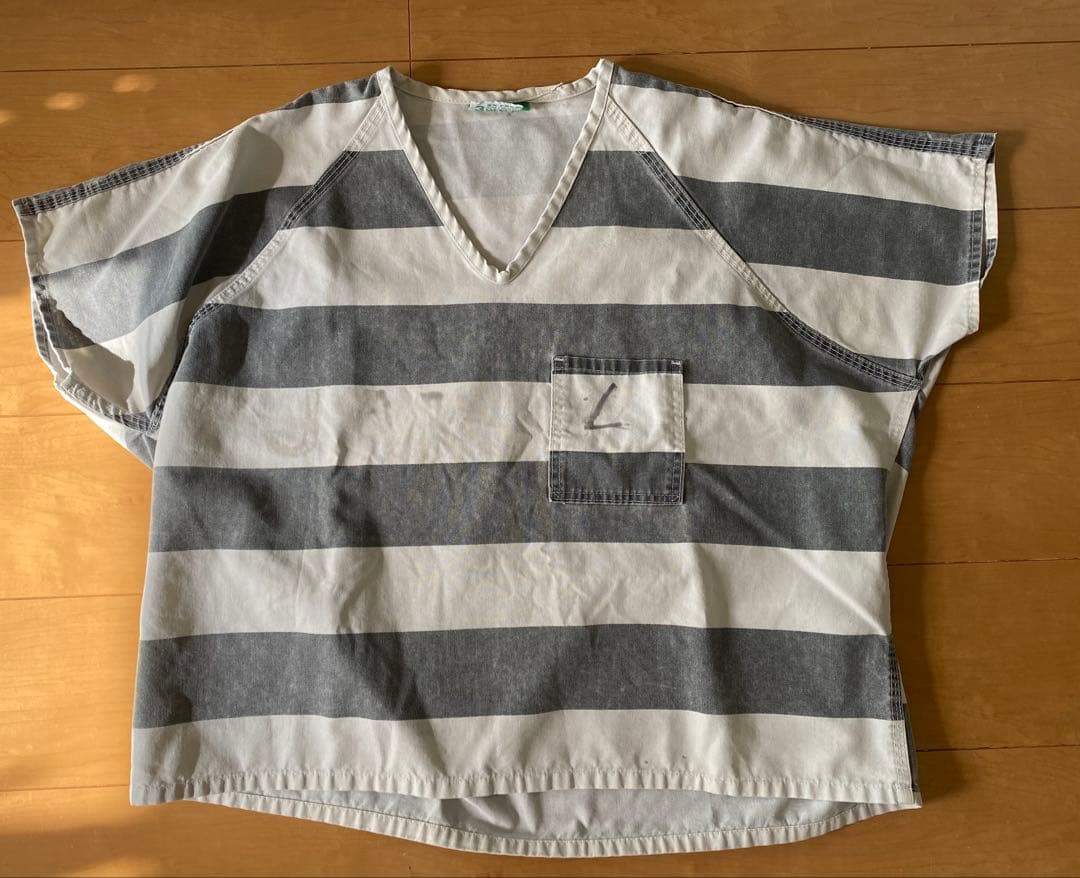 80‘s プリズナーシャツ　囚人服　vintage