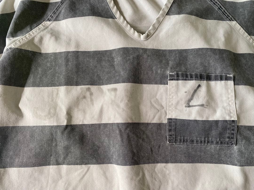 80‘s プリズナーシャツ　囚人服　vintage