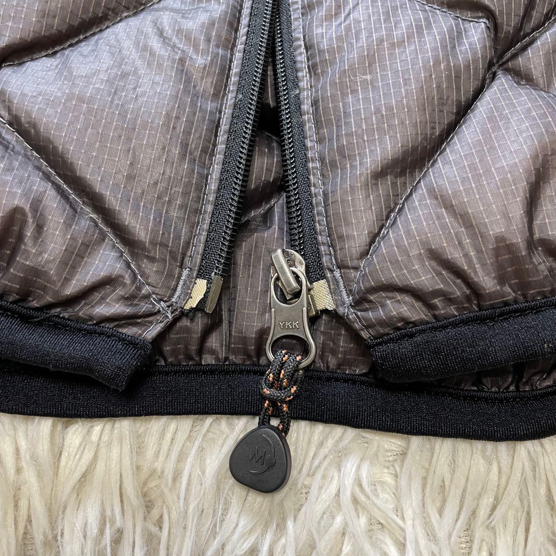 90s MOONSTONE グースダウン ダイヤキルティング L ブラウン