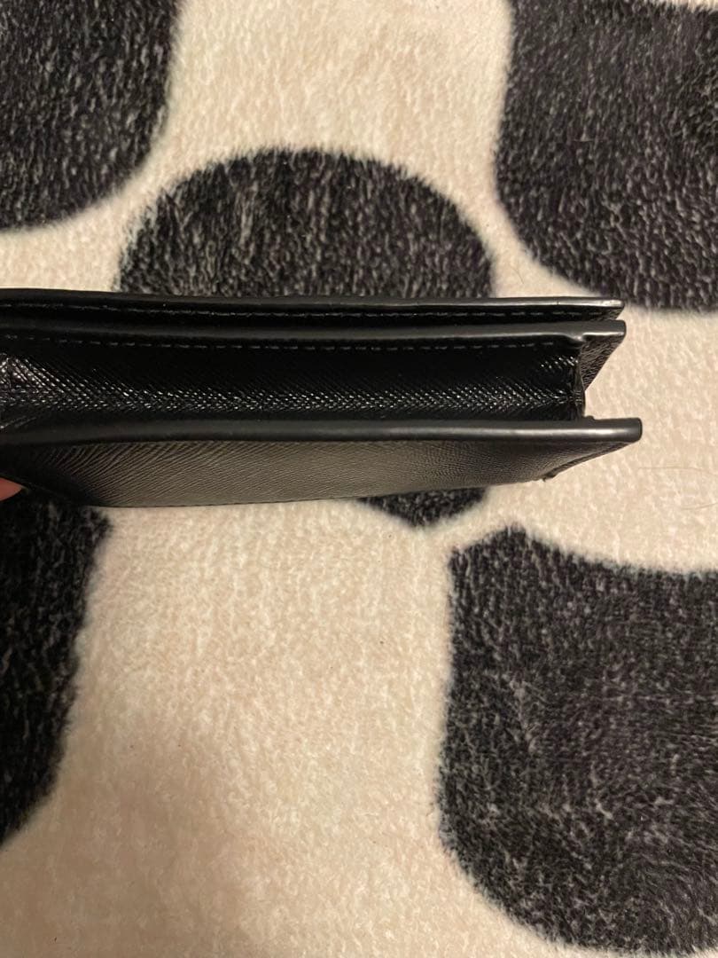 PRADA ブラック サフィアーノレザー 名刺入れ