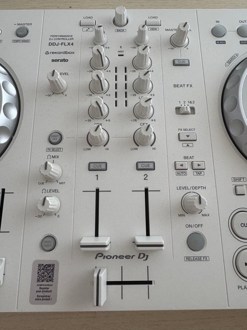 【美品】Pioneer DDJ-FLX4-W 2ch DJコントローラー